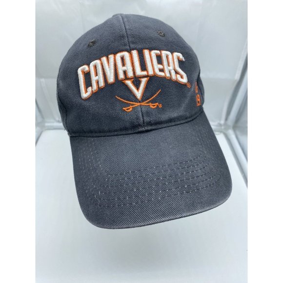 Signatures Other - Virginia Cavaliers Gray Adjustable Baseball Cap Hat Hook & Loop NCAA Signatures